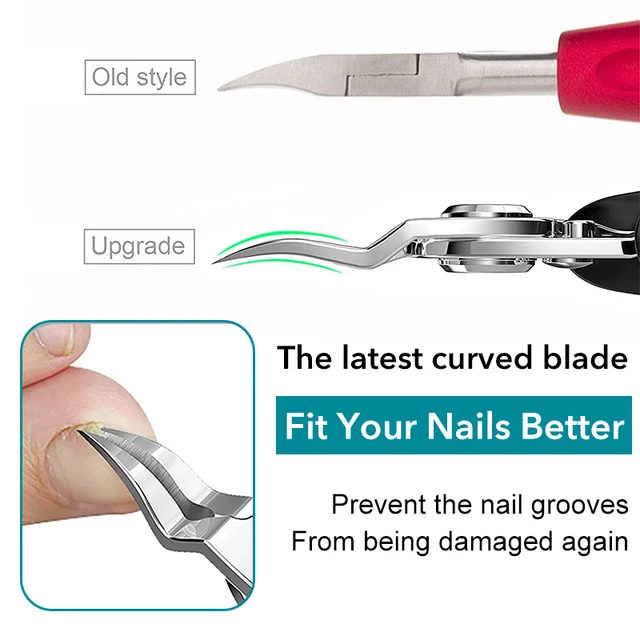 Nail Clipper Nippers Ingrown Toenail Podiatry Correction Plier Cuticle