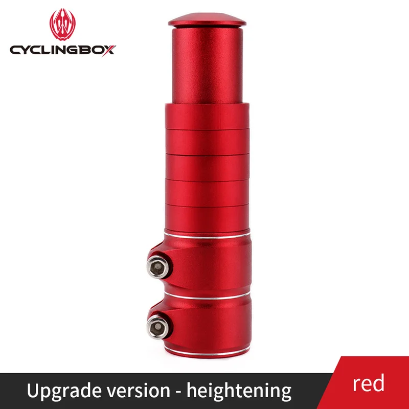 Bicycle Handlebar Extender Bike Stem Increased MTB Bike Fork Stem Rise Up Extension Adapter 124/138mm bicycle accessories bicycle handlebar extender bicycle handlebar extension bike handlebar adapter