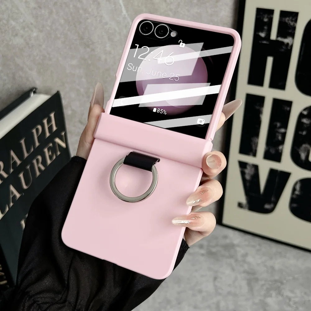 Sleek Matte 2-in-1 Hinge Protective Case with Screen Film
