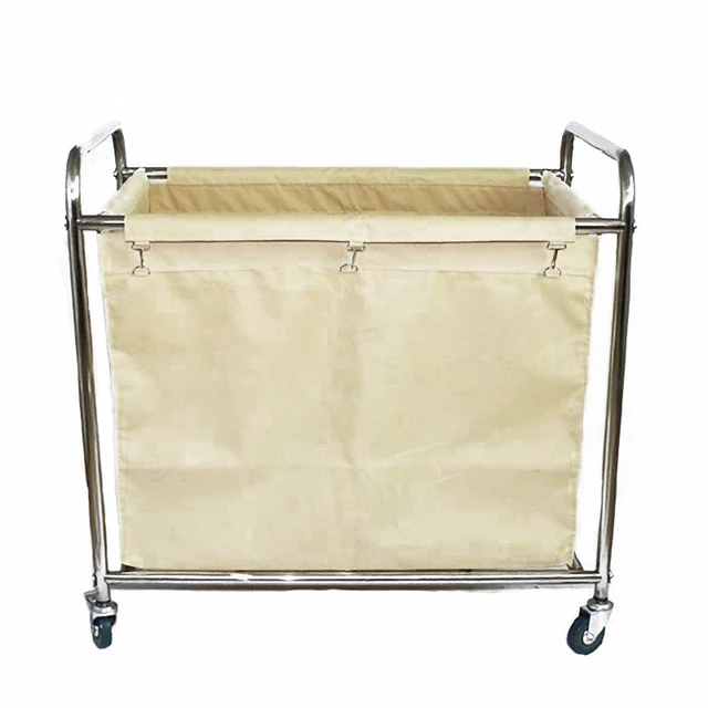 New2Pcs Laundry Basket 82L Large Capacity Dirty Cloth Bag with Metal  Handles Foldable Laundry Hamper Portable Laundry Bag - AliExpress