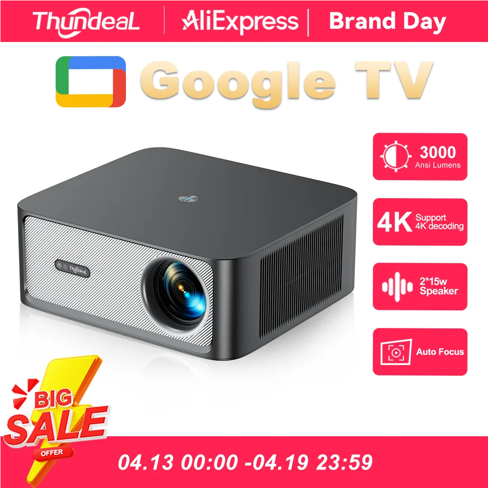 ThundeaL 1080P プロジェクター WiFi HD プロジェクター TD98Pro 公式