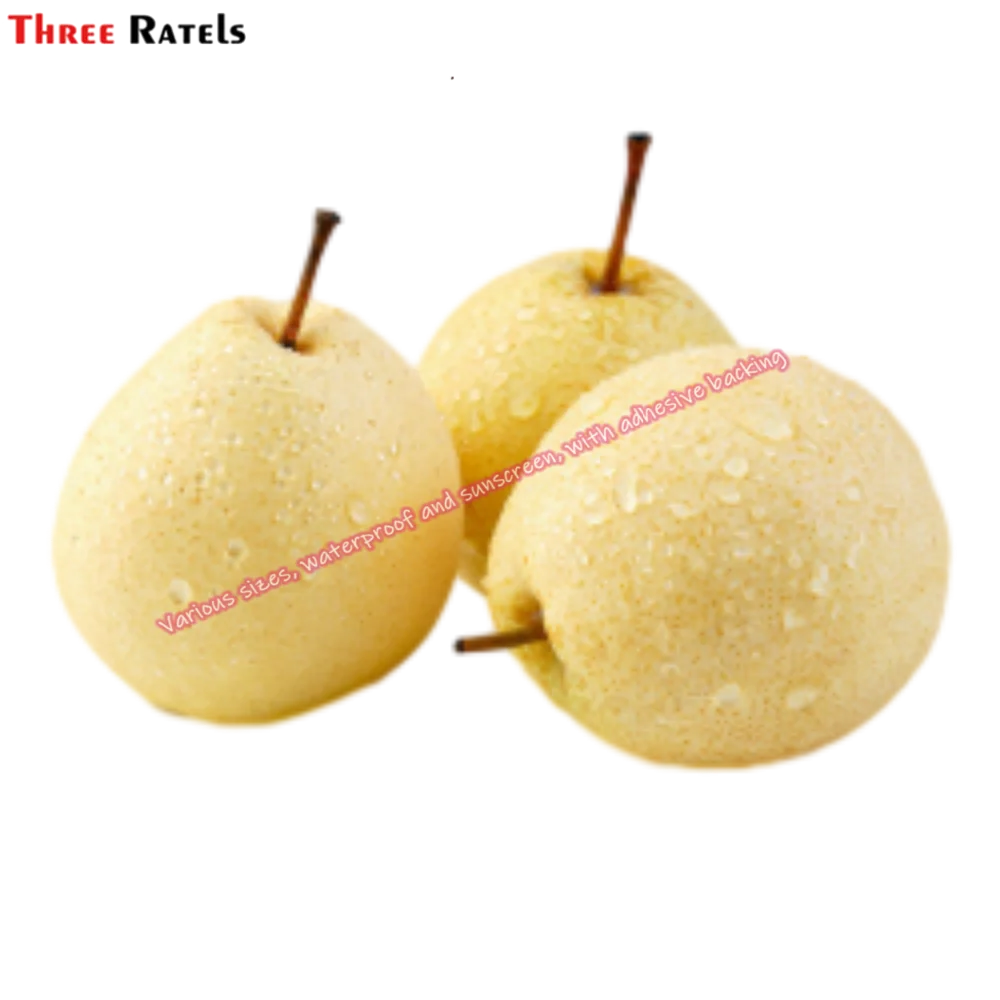 thumbnail image 1 of Pegatinas y calcomanías de frutas frescas Three Ratels M872 para accesorios de coche Toyota Yaris, calcomanías decorativas impermeables, 1 of 5