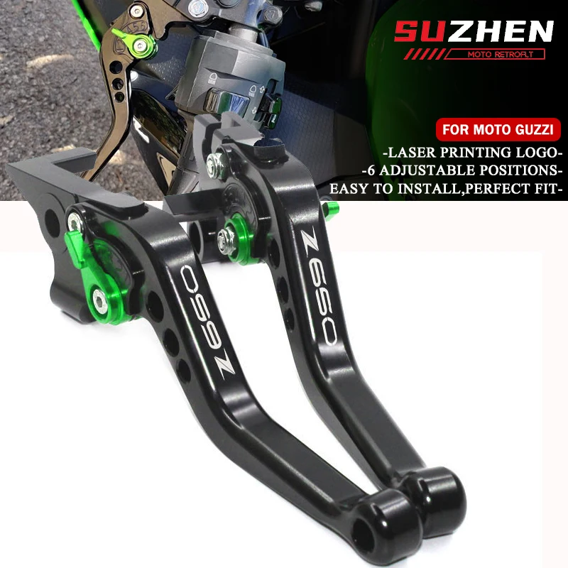 For Kawasaki Z650 Z-650 2017 2018 2019 2020 2021 2022 2023 Accessories Motorcycle Short Brake Clutch Levers Handle