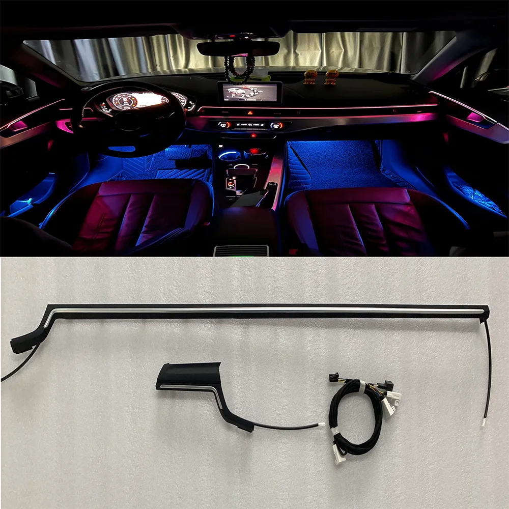 32 Colors Dashboard Trim Ambient Light For Audi A4 S4 A5 S5 B9 Neon