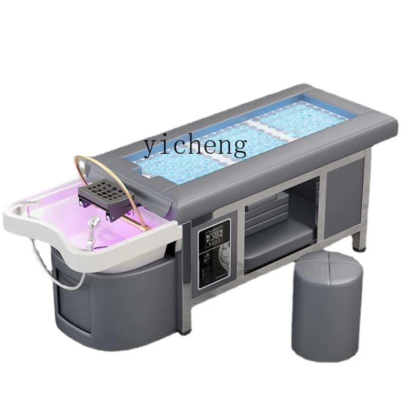 

Zc Ceramic Basin Moxibustion Head Therapy Shampoo Chair Stainless Steel Water Circulation Fumigation Massage