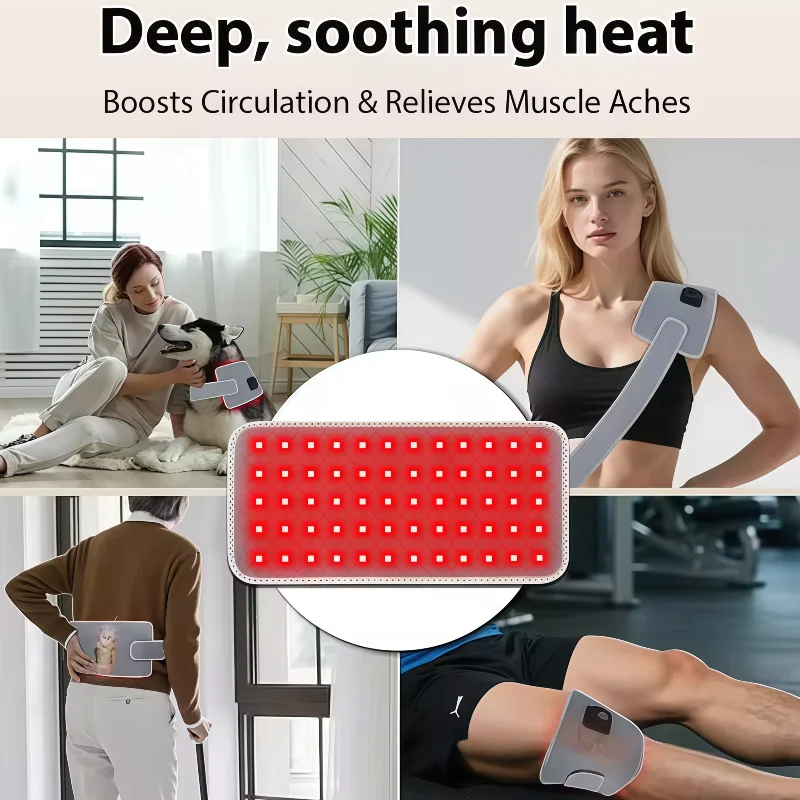 Medical LED Red Light Pad 660nm 850nm Infrared Therapy for Quality Pain Relief and Body Contouring