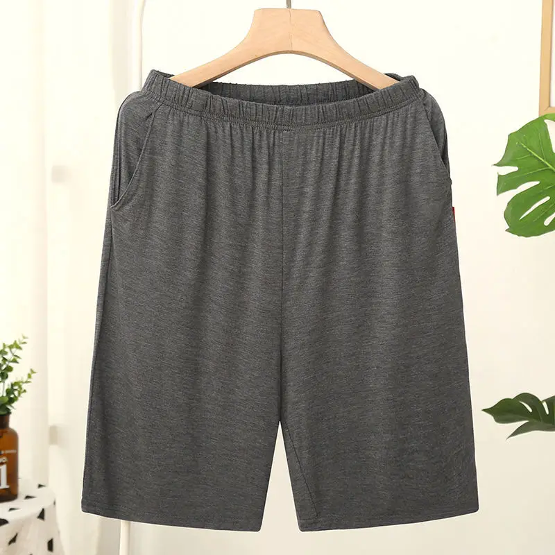 Homme Short Mens Jogging Casual Sweatpant Men size 6XL Breathable Home shorts Beach Solid Cotton Shorts Men Striped Panties 2
