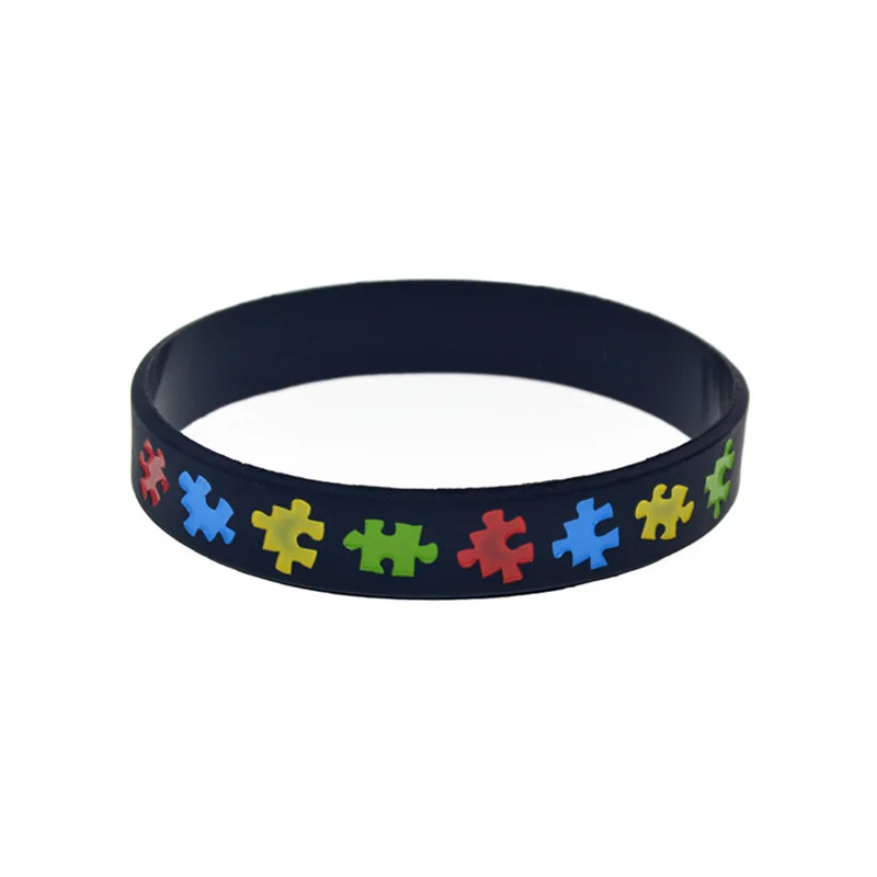 1 PC My Son Is My Hero Silicone Wristband Autism Awareness Inspirational Bracelets 2