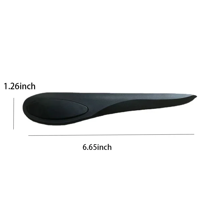Leather Tools Leather Craft Tool Kit Leather Craft Tools Leather Craft Tool Paper Creaser Tool Paper Creasing Tool 1 pc Plastic Folder Creaser Scoring DIY Bookbinding Leather Crafts Card Making Folding Paper Tools Letter Opener