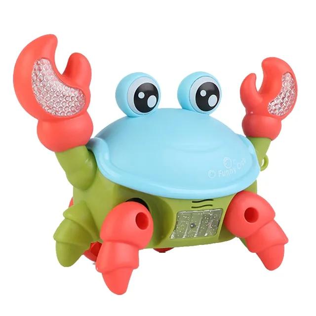 Children Toys Crawling Crab Walking Dancing Electronic Pets Robo Crab Glowing With Music Light Baby Toddler Pet Toy Gift 3