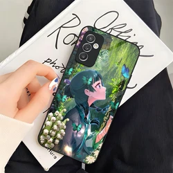 Elegant Jinshi Maomao Glass Phone Case - Samsung S23 Plus (Black1)