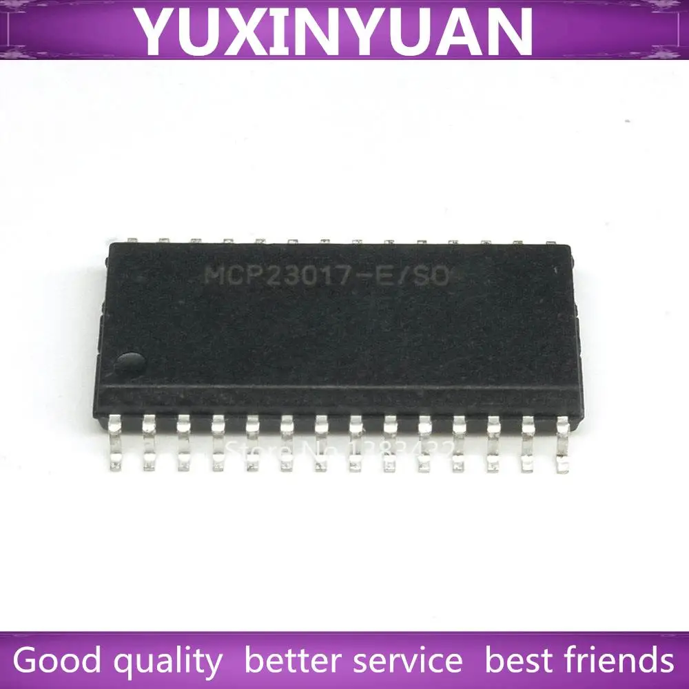 

5PCS MCP23017-E/SO MCP23017 23017-E/SO SOP28 YUXINYUAN IC IN STOCK