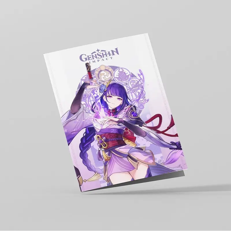 Обложка на паспорт аниме Genshin Impact