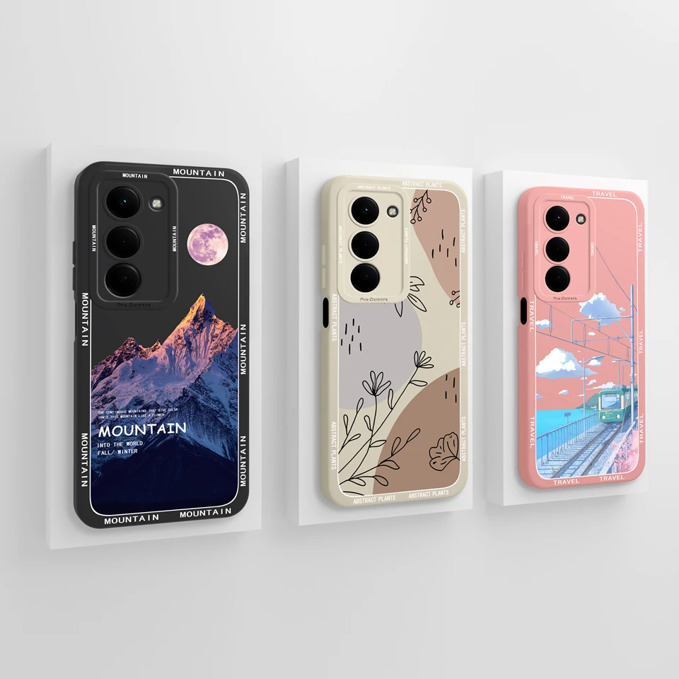 Adorable Girl Avocado Soft Back Cover - Trendy Fall Prevention Case