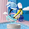 Kids swim goggles big glass len for child boy girl big goggle berenang budak kanta 2