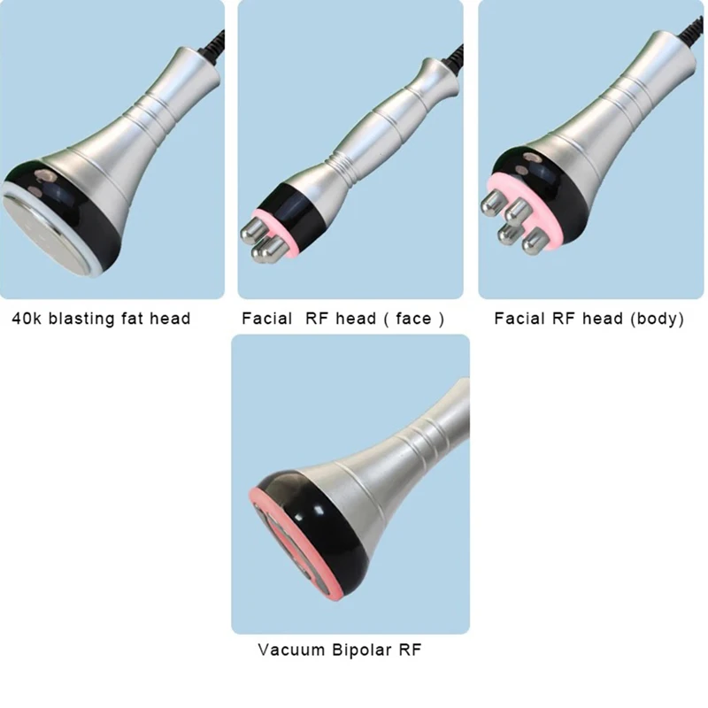 New 4 in 1 Cavitation Machine 40k Ultrasonic RF Shape Vacuum Frequency Liposuction Weight Loss Slimming Skin Tightening Lifting