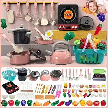 Kids Play Kitchen Accessories Set (59–92 PCS) 1