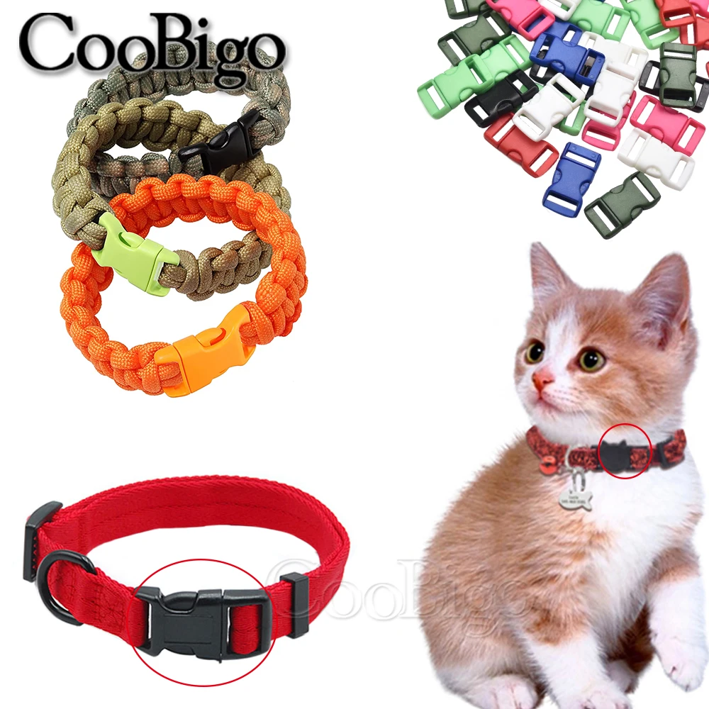 Gebogene Schnellverschluss-Kunststoffschnallen für Paracord-Armbänder Verschluss