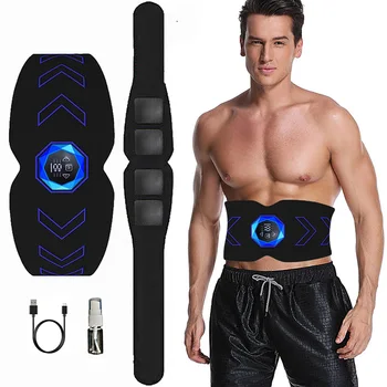 EMS Abs Toner Belt – USB Rechargeable Muscle Stimulator & Core Trainer 1