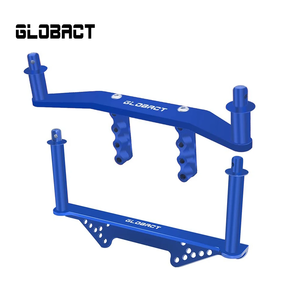 Globact Aluminum Front Rear Body Mounts with Body Posts Upgrade Parts for 1/10 Traxxas Slash 2WD