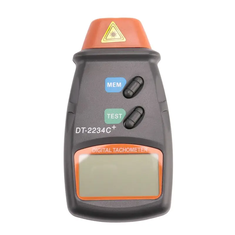 AA81-디지털 타코미터 Rpm 미터 비접촉식 2.5Rpm-99999Rpm Lcd 디스플레이 속도계 DT2234C 테스터 속도 RPM 카운터