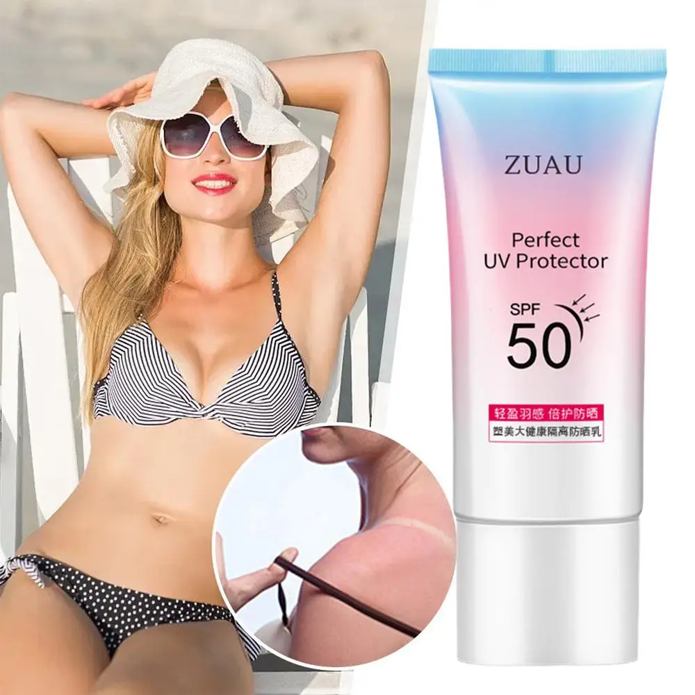 

Sun Block For Face And Body SPF 50+ UV Sunscreen Repair Brighten Cream Moisturizer Facial Body Whitening Sunblock Sunscreen O0W1