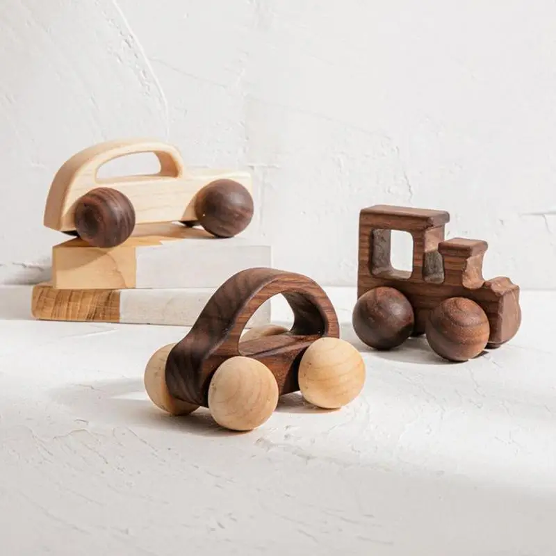

Wooden Baby Push Car Lightweight Toddler Push Car Funny Cars Sedans Classic Cars Bear Shape Toys For Children Kids Toddlers From