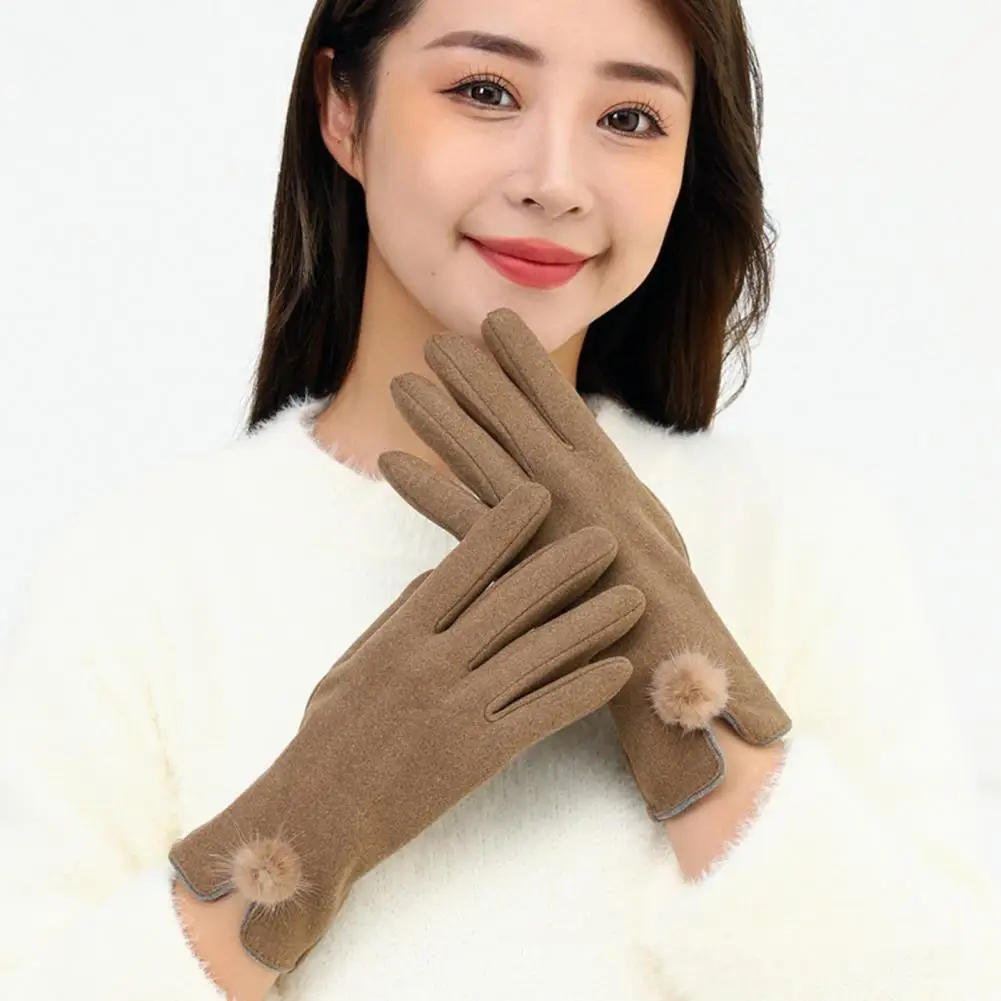 

Winter Gloves Winter Warm Cycling Gloves for Women Men with Touch Screen Windproof Plush Lining Protection Outdoor for Running
