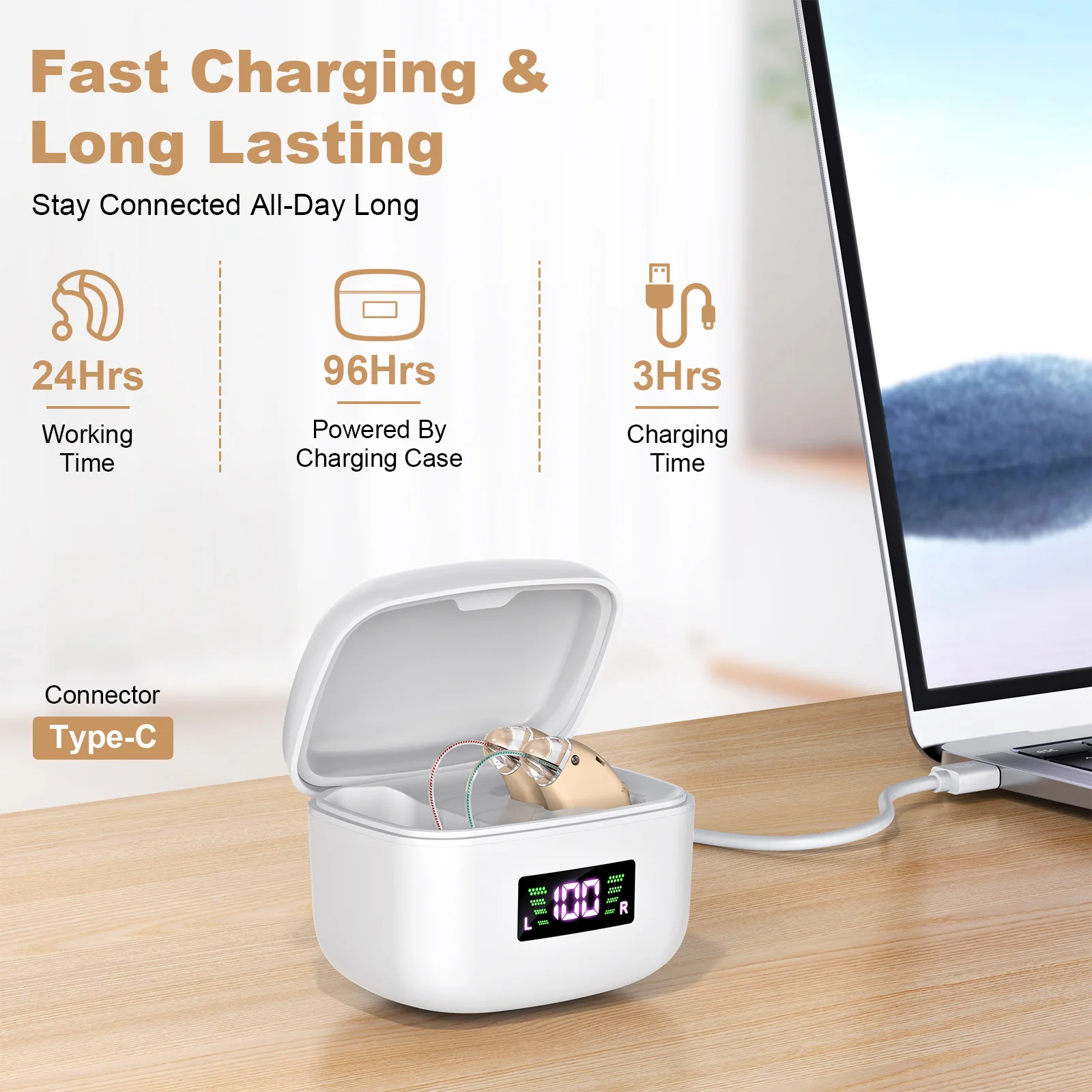 Volume-Adjustable Hearing Loss Sound Amplifiers Invisible Hearing Aids BTE Hearing Aids For The Seniors Sound Amplifiers 4