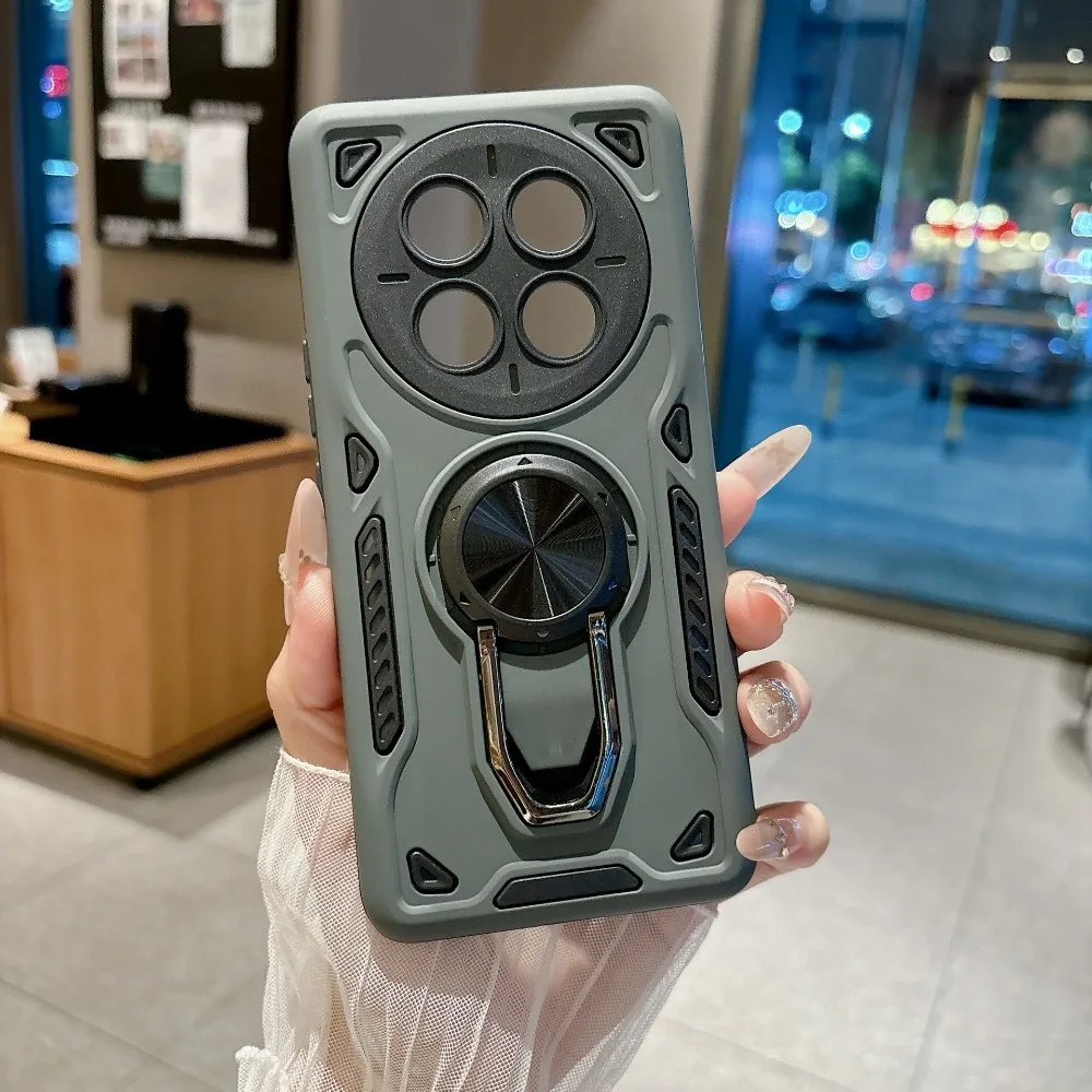 360° Rotating Metal Ring Stand Shockproof Armor Case