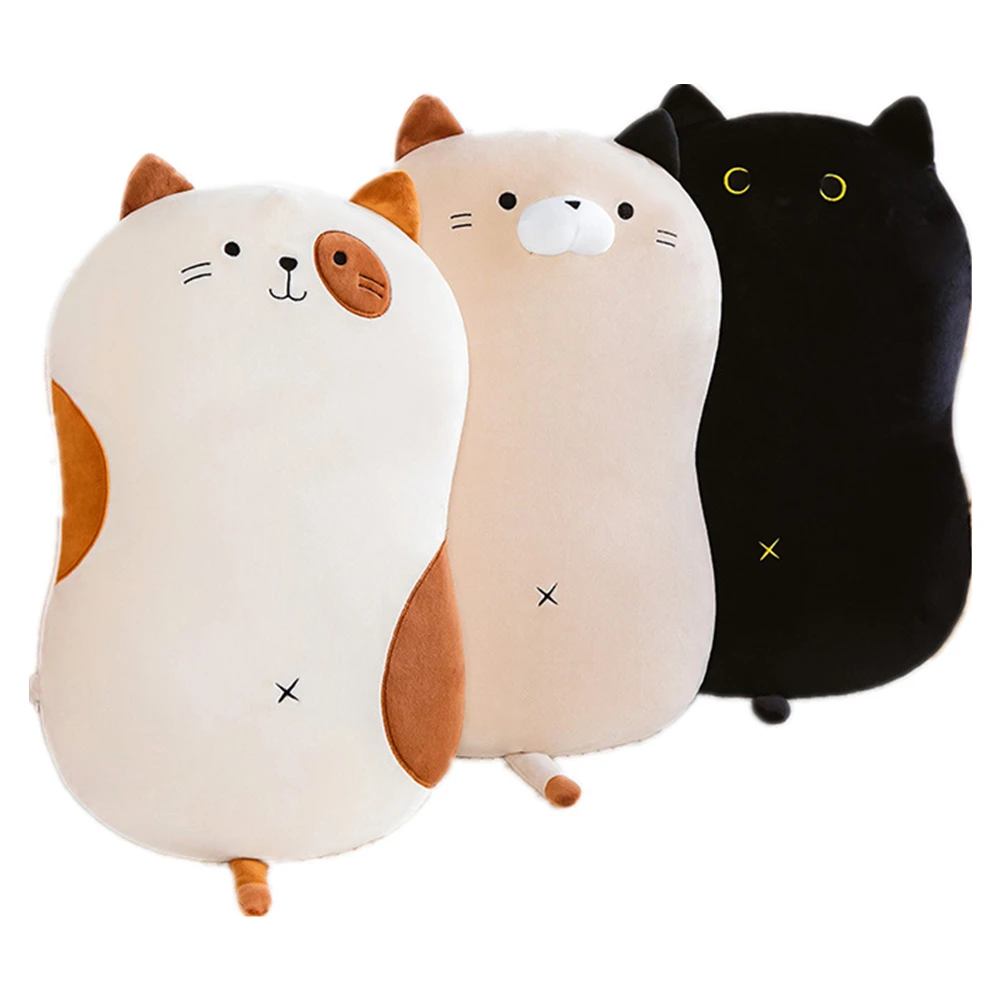 

Cute Cat Belly Plush Toy Kids Comfort Plush Stuffed Cat Doll Pillow Cushion Car Home Decor Birthday Gift for Baby Children
