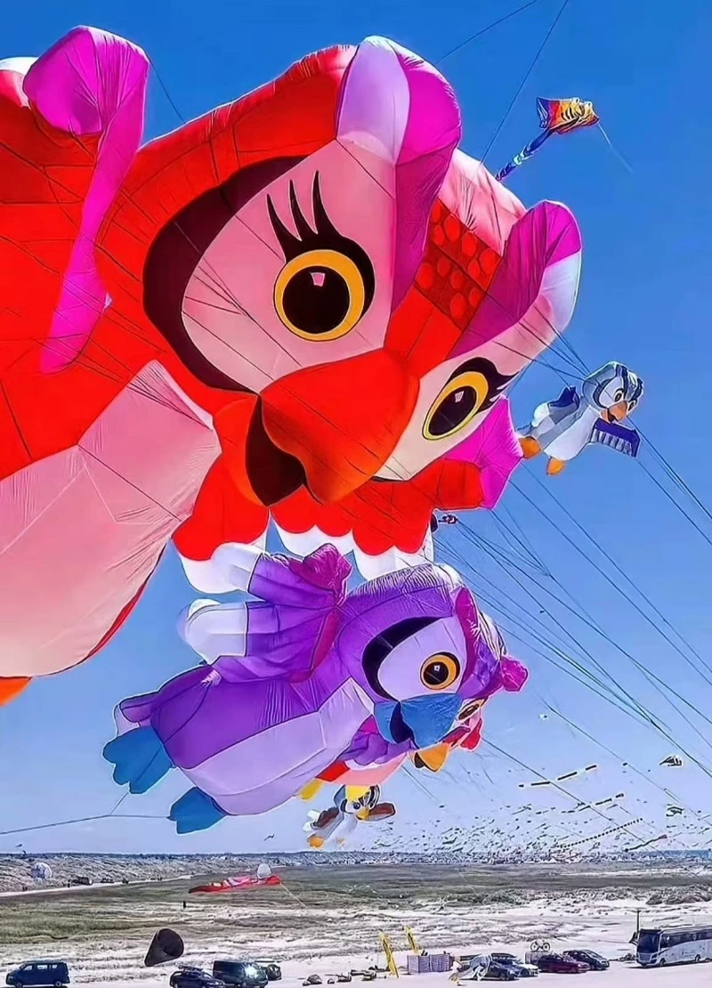 Owl kites flying pendant kites windsocks Bear Soft inflatable professional wind factory huge fun