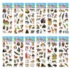 5 Sheets Kids Stickers Puffy Stickers for Children Birthday Christmas New Year Gift for Girl Boy Scrapbooking Cartoon Stickers 3