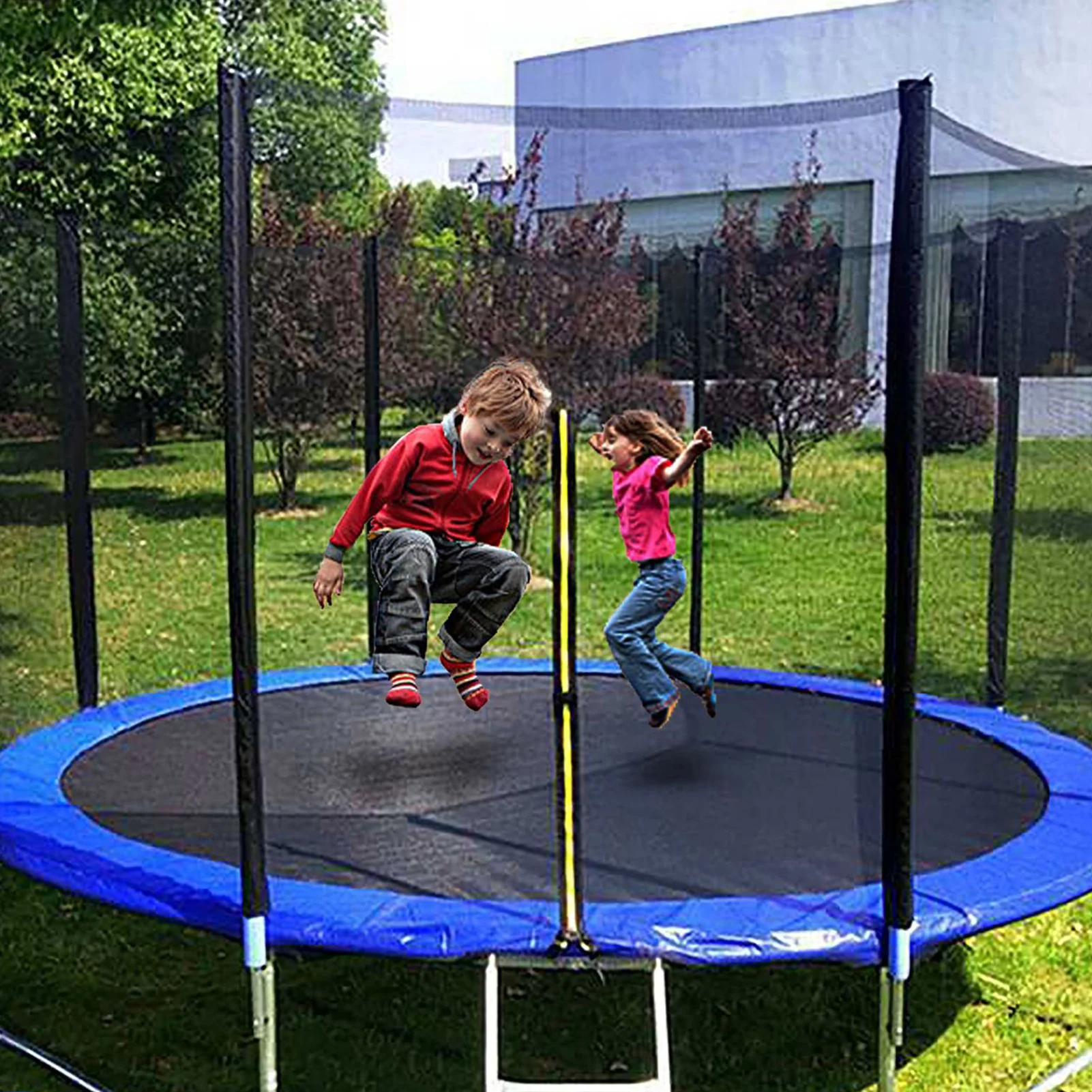 Children's Trampoline Protective Safety Net Outdoor Sports Anti-fall Jump Pad Protection Guard For Trampoline 6ft 8ft 10ft