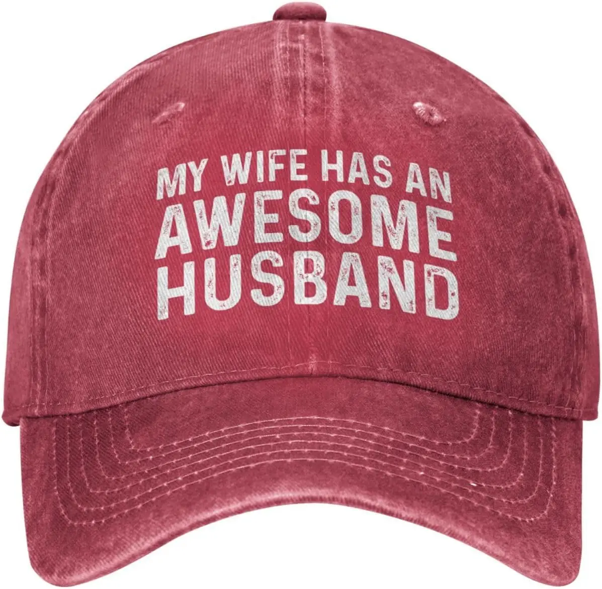 

My Wife Has an Awesome Husband Hat for Men Baseball Caps Adjustable Hats