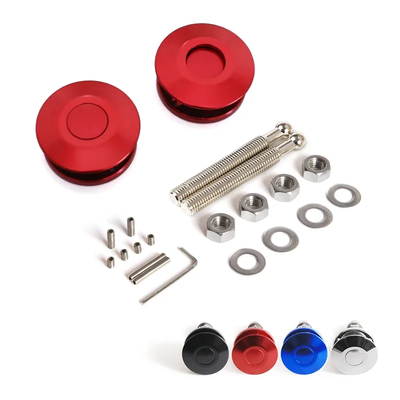 Kit De Verrouillage De Capot Universel Elerose – Goupilles De Fixation En Alliage D'aluminium, Pour éviter Les Vibrations