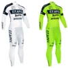New White EFAPEL Cycling Jersey Winter Bike Maillot Jacket Pants Suit Men 20D Ropa Ciclismo Warmth Fleece Bicycle Clothing 1