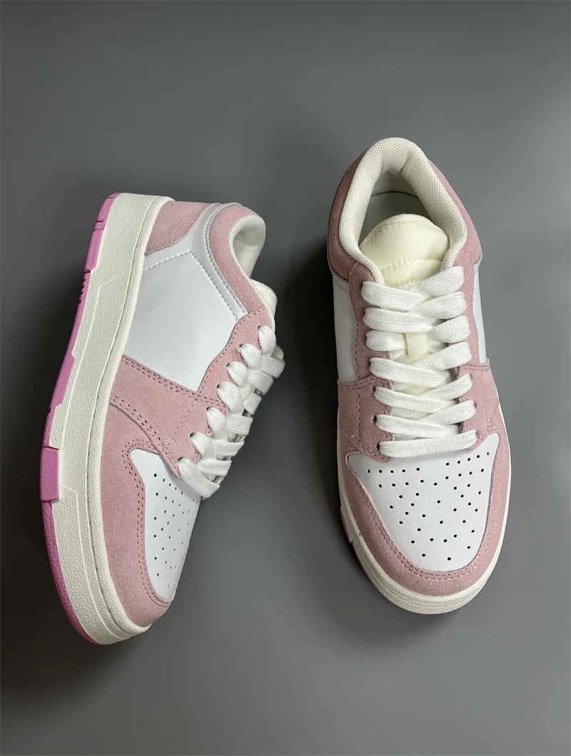 Maxdutti Vintage Sneakers Lovers Patchwork Comfortable Women For 2024 SS Genuine Leather Soft  Casual Flat Shoes