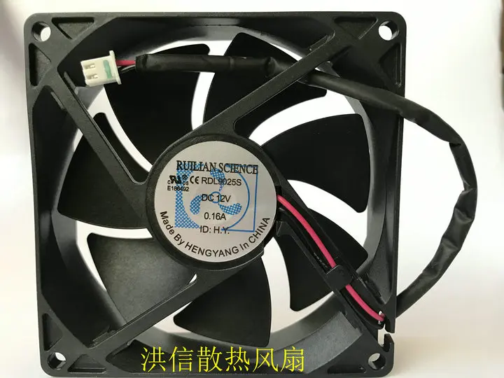 

New Original RDL9025S 9025 9cm 90mm DC12V 0.16A ultra-quiet Chassis Power Supply Refrigerator Axial Case Fans