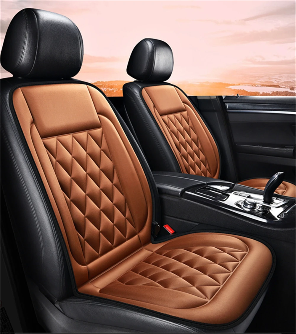Winter Sitzheizung 12V Auto Kissen Auto beheizte Sitzmatte Automotive Fahrzeug Fahrer Sitzbezug mit Heizung – Detail 1
