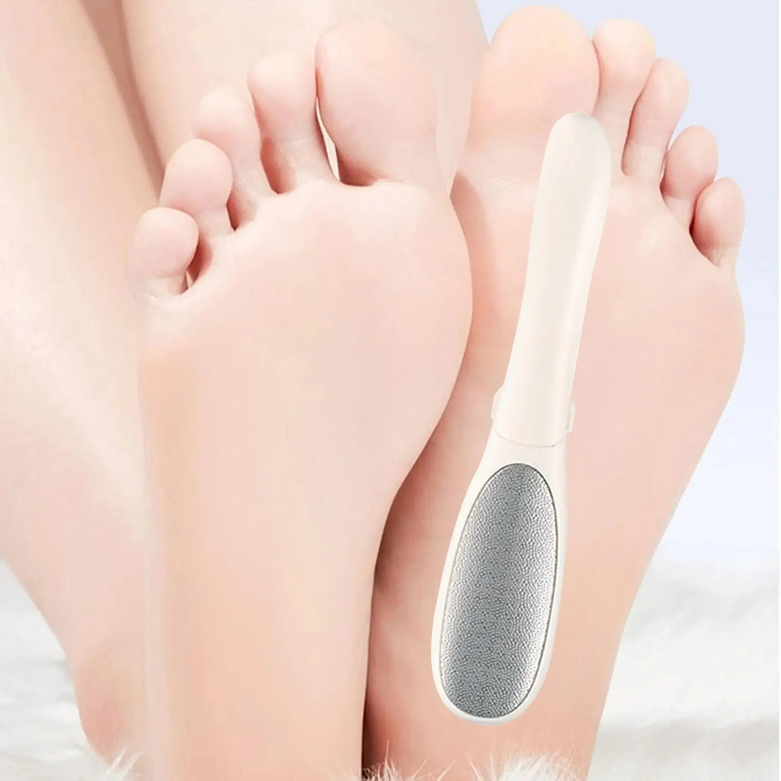 페디큐어 발 파일 굳은살 제거기, 양면 발, 2 in 1 디자인