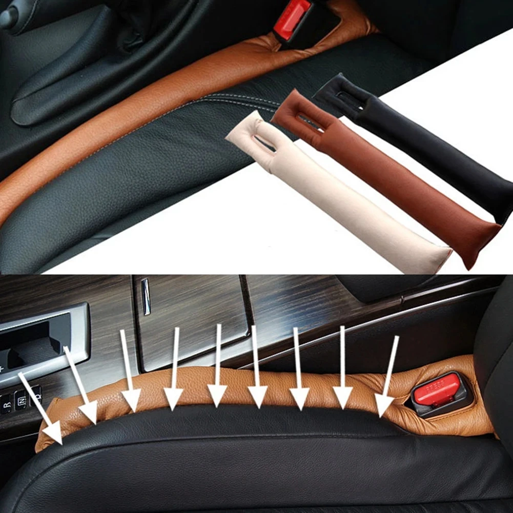 Car Seat Gap Filler PU Leather Soft Side Seam Plug Leak-proof Filling Strip  Car Accessories Interior Universal Decoration