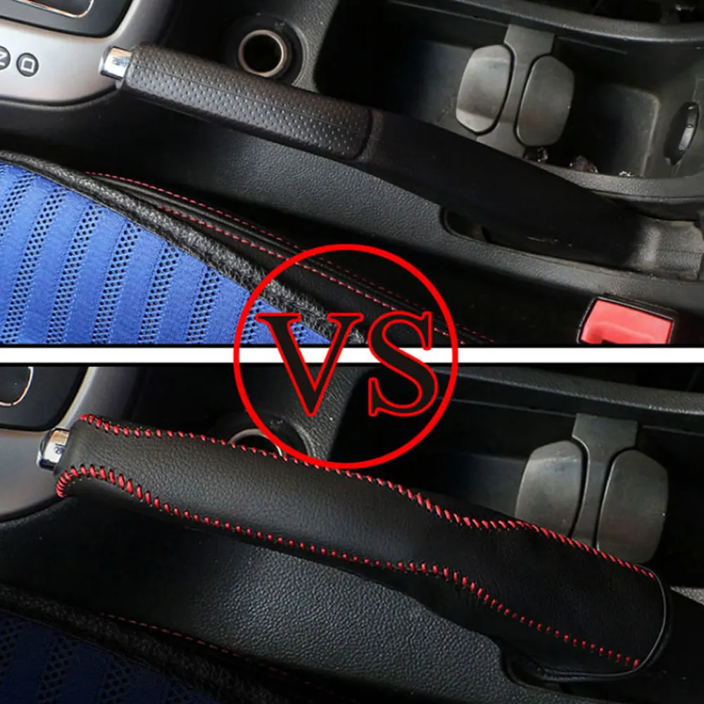 Car Leather Gear Handbrake Cover Hand Brake Grip for Chevrolet Cruze Sedan Hatchback 2009-2015 Interior Accessoreis