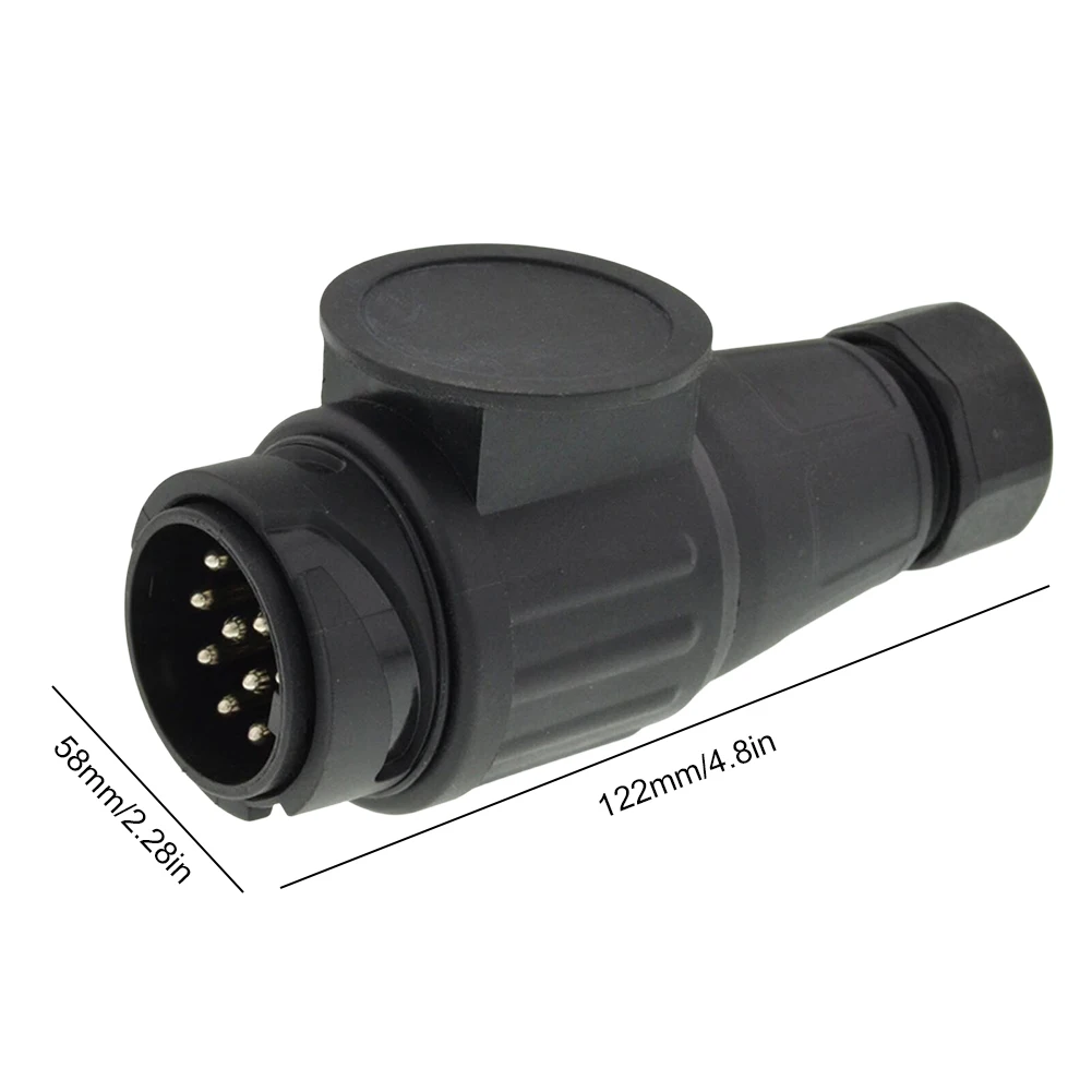 13Pin Trailer Plug 12V Caravan Plug Socket 13 Pole Wiring Connector Adapter Trailer Light Converter Adapter Car Accessories trailer plug adapter,trailer socket,trailer plug socket,trailer plug