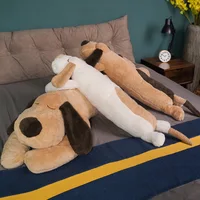 Lovely Soft Down Cotton Dog Plush Pillow Doll Stuffed Pet Doll Baby Sleep Pillow Accompany Gift for Girlfriend 1