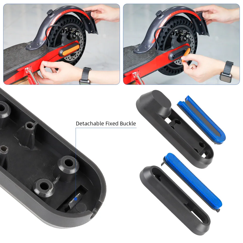 Electric scooter protective cover Front Fork Rear Wheel Protection Cover for Xiaomi 1S Pro 2 MI3 Electric Scooter Hub Cap Reflective Protect White Red Blue Shells