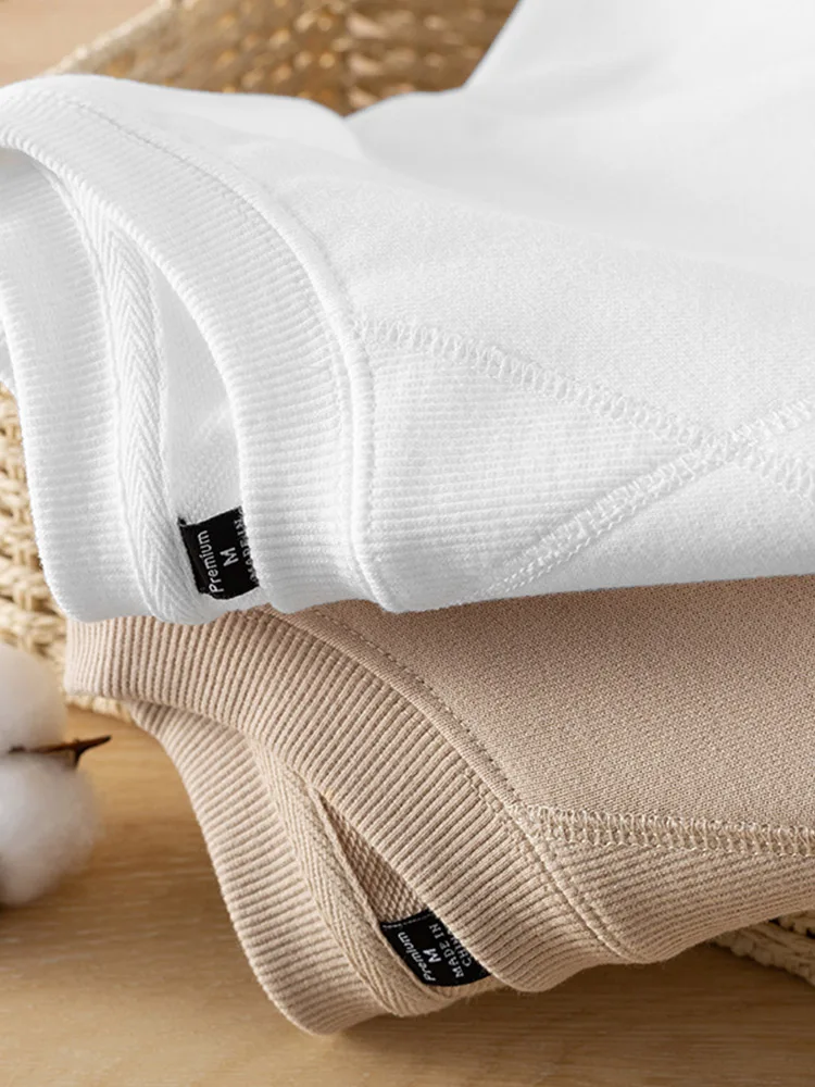 

Versatile Round Neck Long Sleeved T-shirT Hoodie