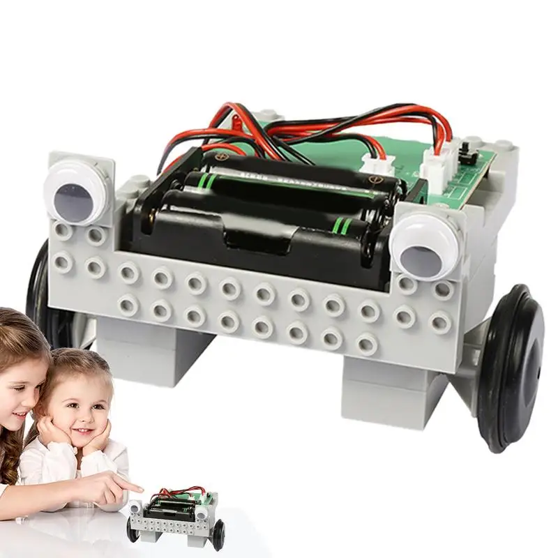 

Робот-автомобиль, набор для самостоятельной сборки, электронный комплект, программируемый автомобильный комплект, детские игрушки, автоматический робот с кодами
