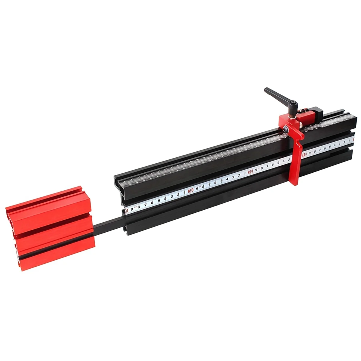 

75 Type Telescoping Aluminum Profile Router Fence T-Track Table Saw Fence Woodworking T-Slot Miter Track Fence A