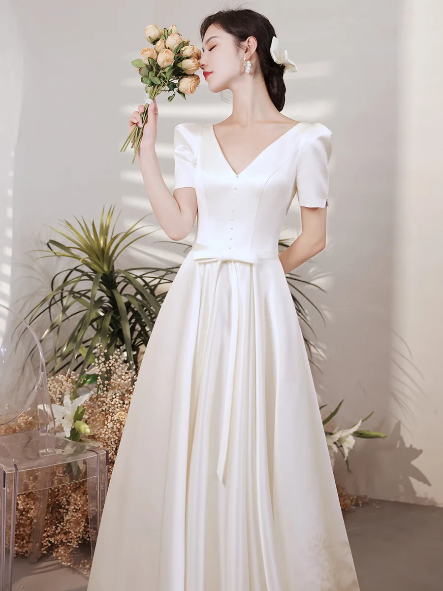 Vestido de noiva estilo princesa online simples